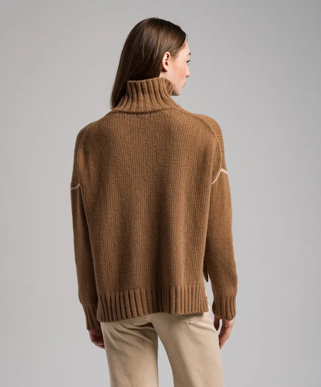 Woolrich Brown sweater made of wool