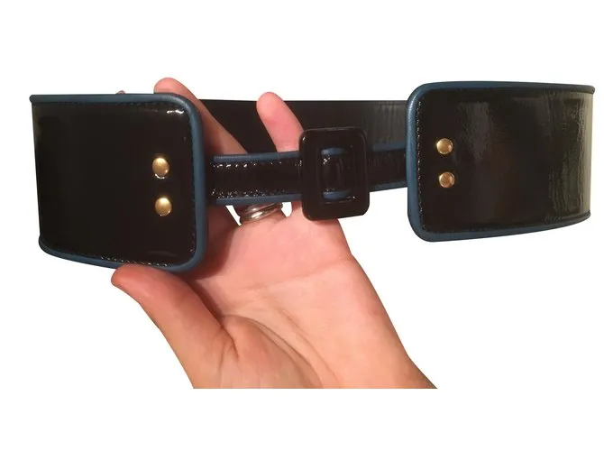 Yves Saint Laurent cinturón Negro 