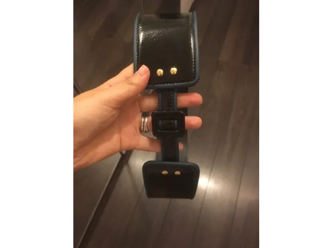 Yves Saint Laurent cinturón Negro 