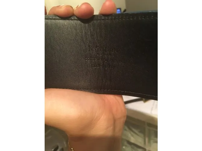 Yves Saint Laurent cinturón Negro 