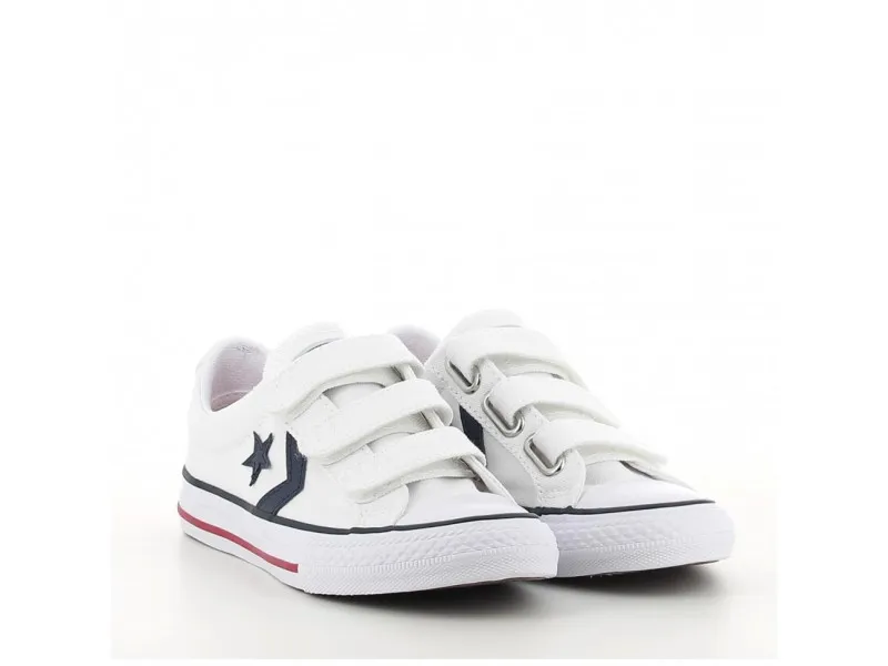 ZAPATILLA CONVERSE STAR PLAYER 3V OX 715467 EN COLOR MARINO Y BLANCO