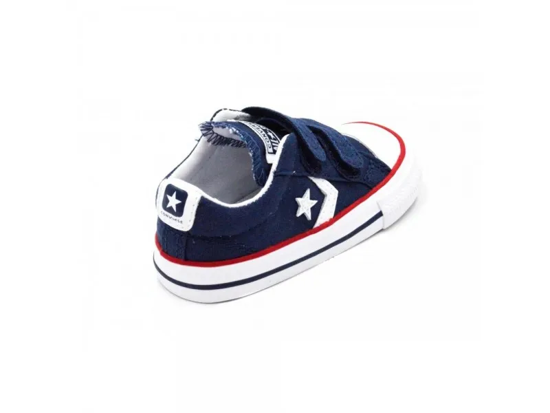 ZAPATILLA CONVERSE STAR PLAYER 3V OX 715467 EN COLOR MARINO Y BLANCO