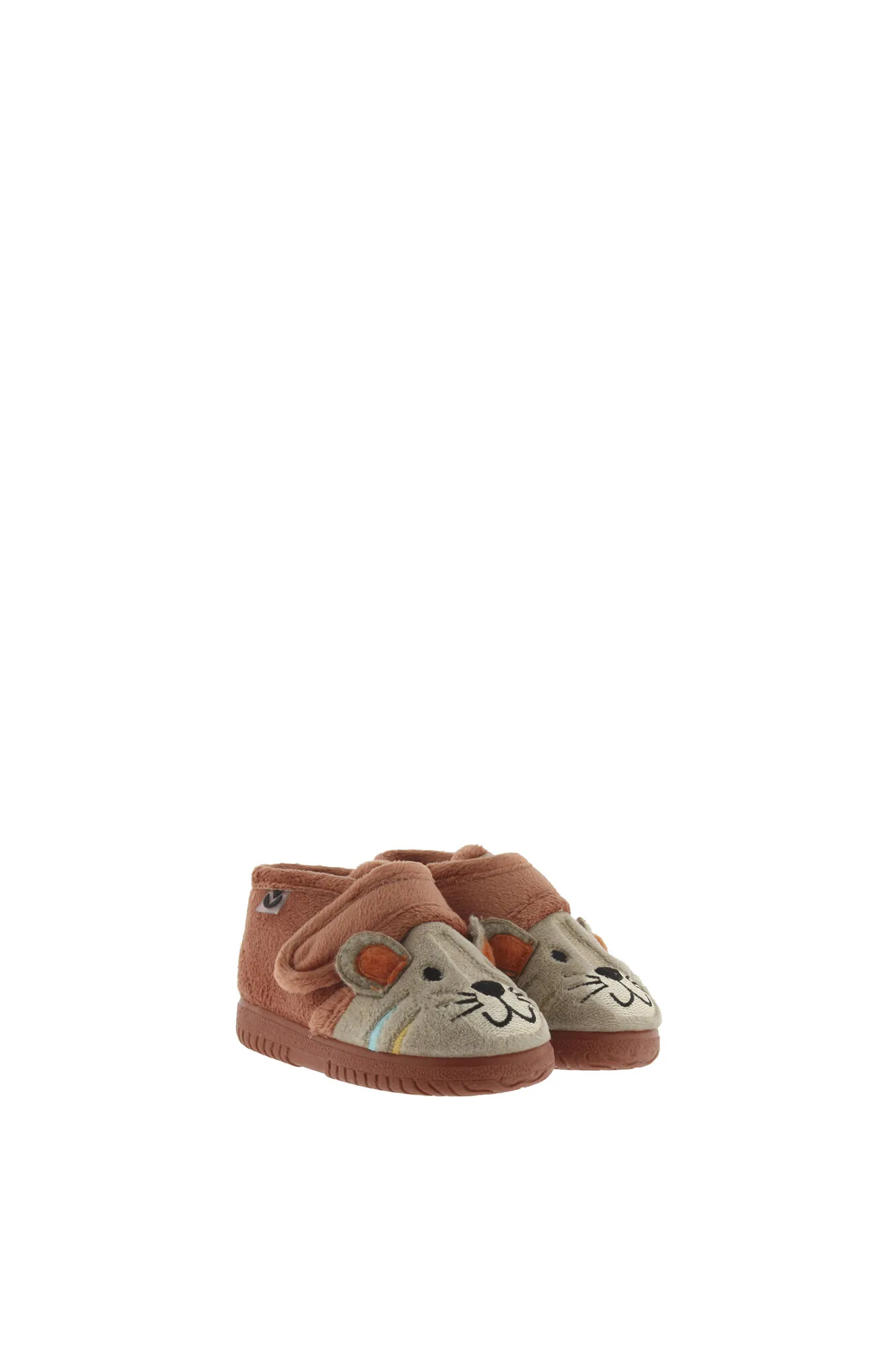 Zapatilla de casa con detalle ratón