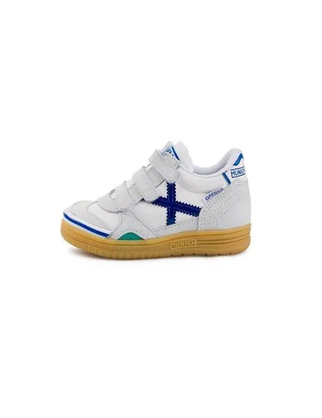 Zapatilla Fútbol Sala Munich Gresca  Kid  Blanco