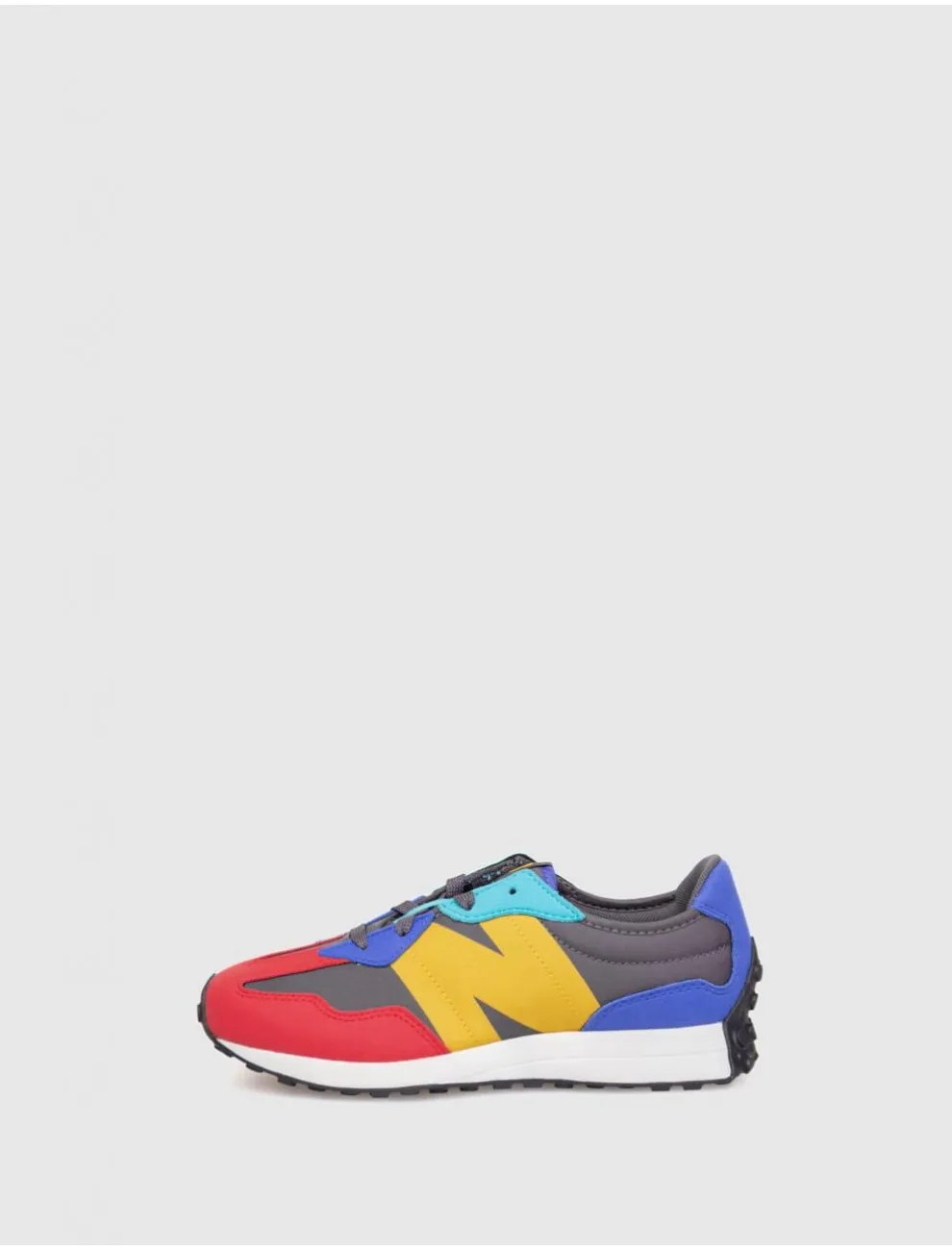 Zapatilla New Balance Gs327 Multi/rojo