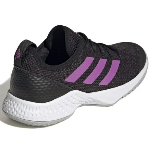 ZAPATILLAS ADIDAS COURTFLASH WOMAN NEGRASMORADAS