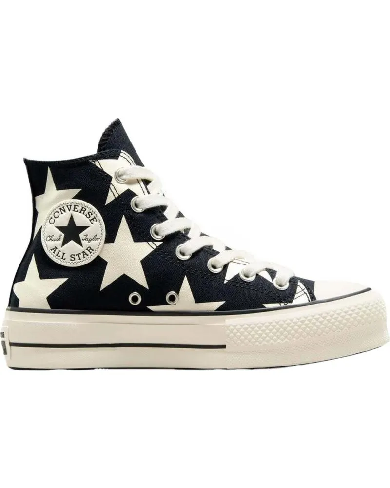 ZAPATILLAS DEPORTE CONVERSE  DE MUJER MODELO CHUCK TAYLOR ALL STAR LIFT PARA MUJER COLOR BLANCONE  BLANCONEGRO