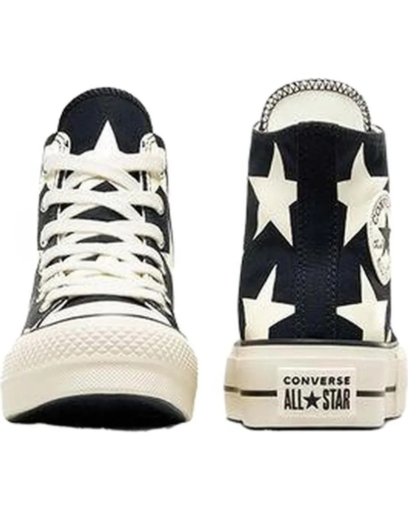 ZAPATILLAS DEPORTE CONVERSE  DE MUJER MODELO CHUCK TAYLOR ALL STAR LIFT PARA MUJER COLOR BLANCONE  BLANCONEGRO