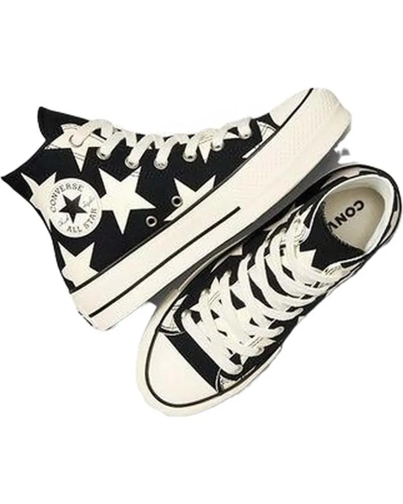 ZAPATILLAS DEPORTE CONVERSE  DE MUJER MODELO CHUCK TAYLOR ALL STAR LIFT PARA MUJER COLOR BLANCONE  BLANCONEGRO