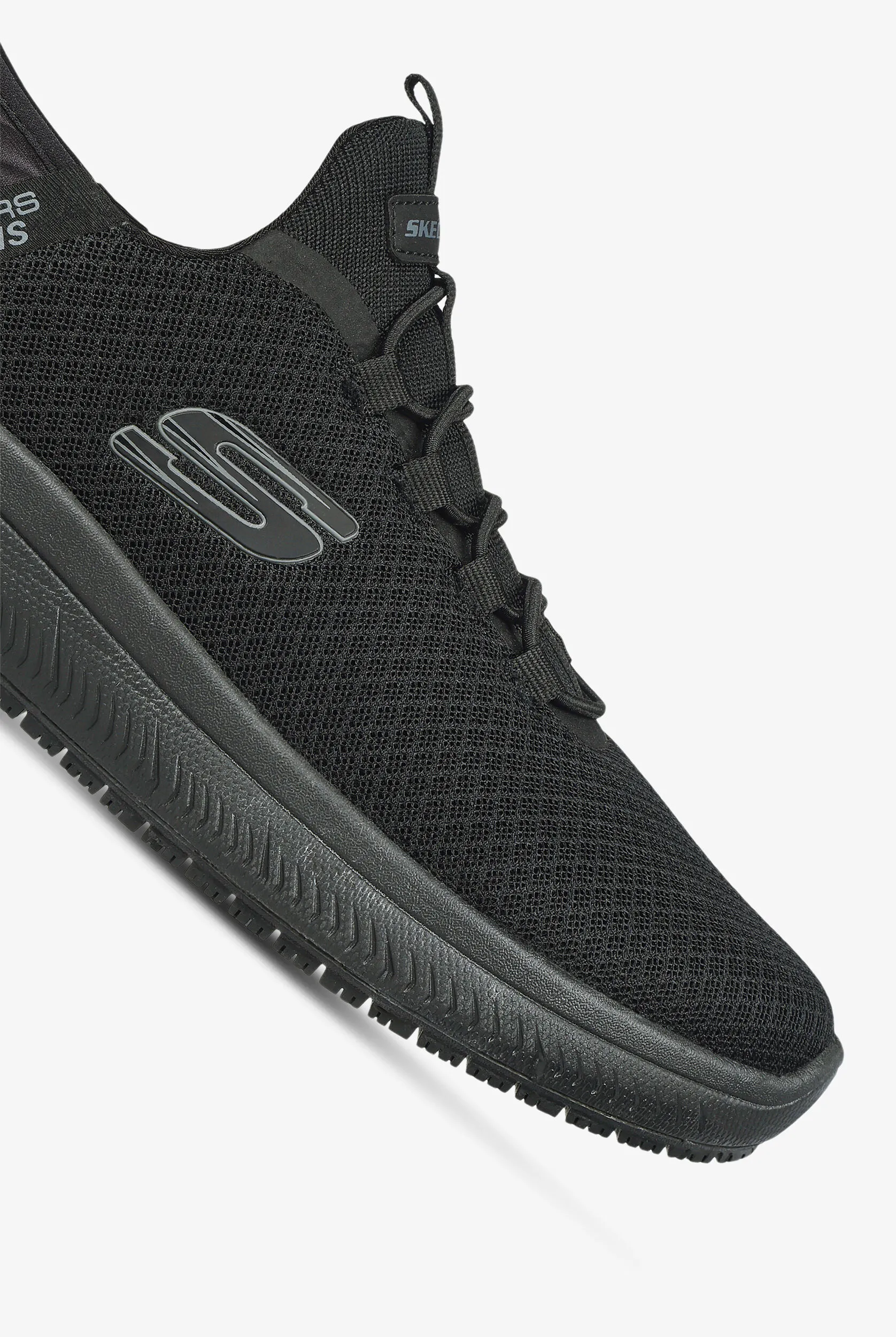 ZAPATILLAS DEPORTIVAS DE ENFERMER&IACUTE;A SKECHERS WORK SLIPINS SUMMITS SR BLACK PARA HOMBRE