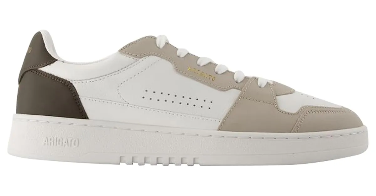 ZAPATILLAS DICE LO  AXEL ARIGATO  CUERO  BLANCO/MARRON OSCURO 