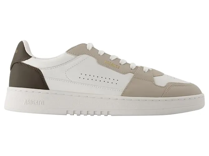 ZAPATILLAS DICE LO  AXEL ARIGATO  CUERO  BLANCO/MARRON OSCURO 