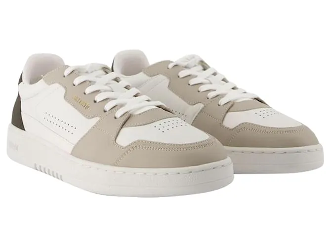ZAPATILLAS DICE LO  AXEL ARIGATO  CUERO  BLANCO/MARRON OSCURO 