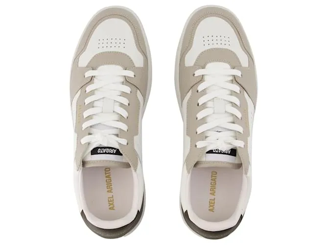 ZAPATILLAS DICE LO  AXEL ARIGATO  CUERO  BLANCO/MARRON OSCURO 
