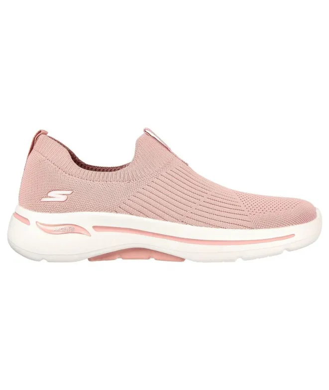 ZAPATILLAS SKECHERS GO WALK ARCH FIT  ICONIC ROSA MUJER