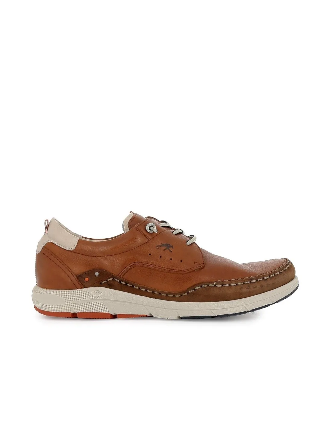Zapato cordones de diario piel combi hombre cuero Fluchos