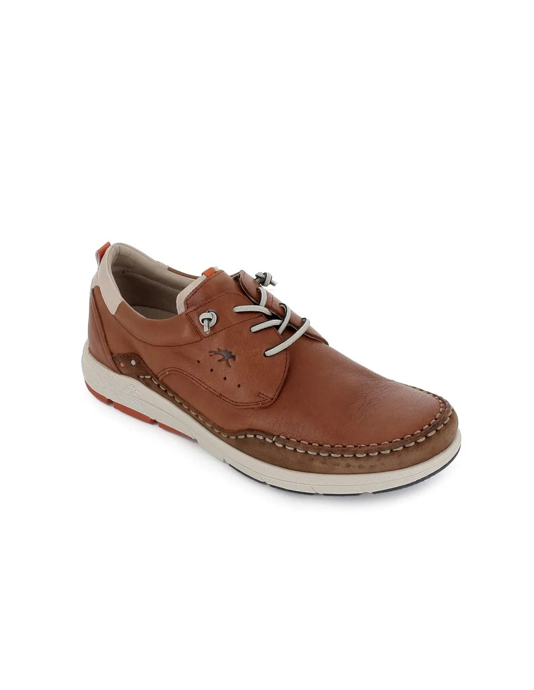Zapato cordones de diario piel combi hombre cuero Fluchos