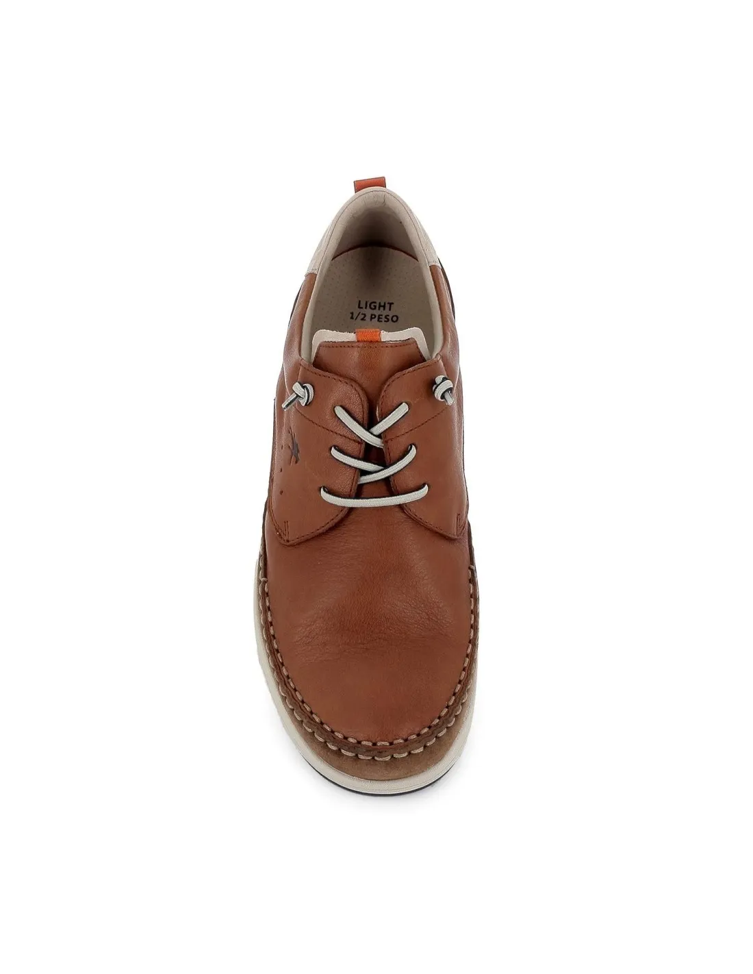 Zapato cordones de diario piel combi hombre cuero Fluchos
