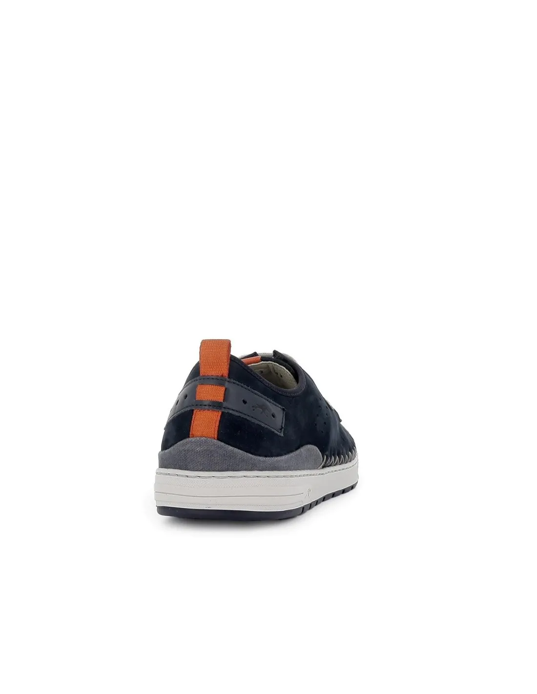 Zapato de cordones diario piel nobuck hombre azul Fluchos