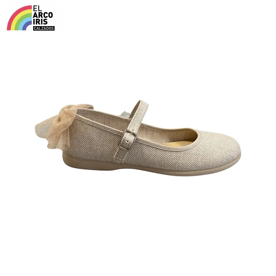 ZAPATO NIA TOKOLATE 1212TL42 BEIGE