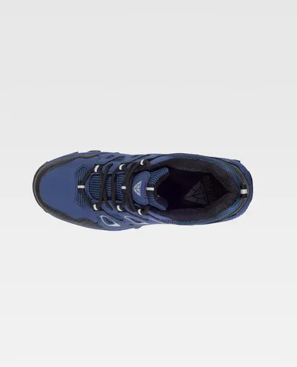 Zapato tipo trecking con cordones Suela de TPR Marino / Negro
