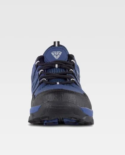 Zapato tipo trecking con cordones Suela de TPR Marino / Negro