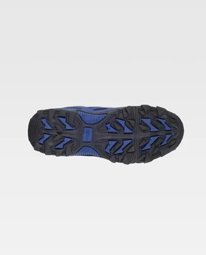 Zapato tipo trecking con cordones Suela de TPR Marino / Negro