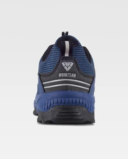 Zapato tipo trecking con cordones Suela de TPR Marino / Negro
