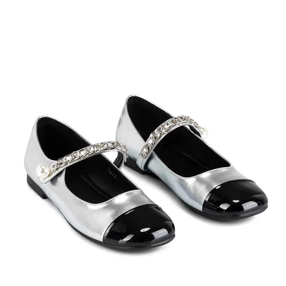 ZAPATOS MARY JANE MUJER PLATEADO WEIDE YL68