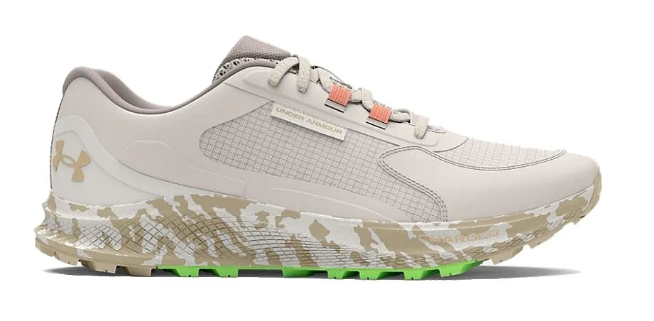 ZAPATOS UNDER ARMOUR CHARGED BANDIT TRAIL 3  GRAY MATTER/WHITE CLAY/AERO ORANGE  WOMEN´S