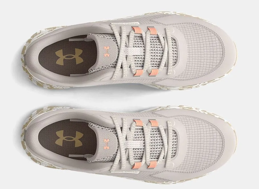ZAPATOS UNDER ARMOUR CHARGED BANDIT TRAIL 3  GRAY MATTER/WHITE CLAY/AERO ORANGE  WOMEN´S