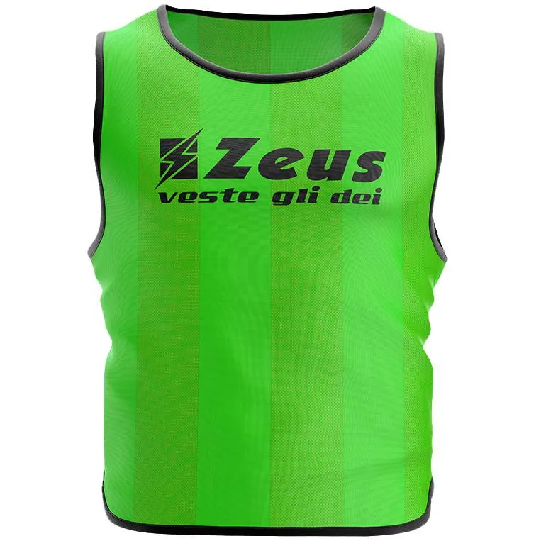 Zeus Pack de 10 Peto de entrenamiento verde neón